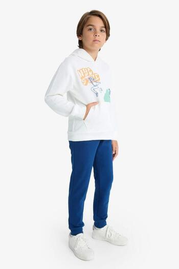 DeFacto Boys' 2-Piece Set Printed Hooded Sweatshirt Sweatpants (25 Au)
