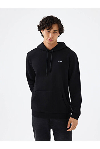 Loft Regular Fit Black Men's Sweatshirt Lf2041316