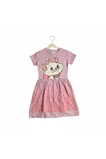 Disney MARIE THE CAT - GIRL'S TULLE DRESS 100% COTTON | MESH 100% POLYESTER|