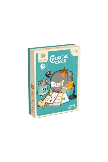 Toy Toy Toy Educational Card Game for Kids with Creative Writing and Various Tasks