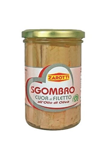Zarotti Mackerel fillet in olive oil "Sgombro Cuor di Filletto" 250g