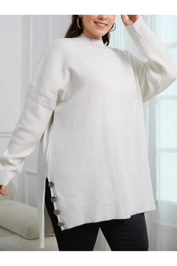 ÇILDIR ÖRME Large Size Sweater