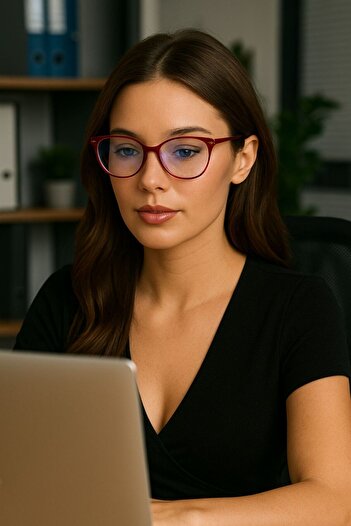 ESRADA Darell Red Blue Light Protection Glasses 8401 52-16-135