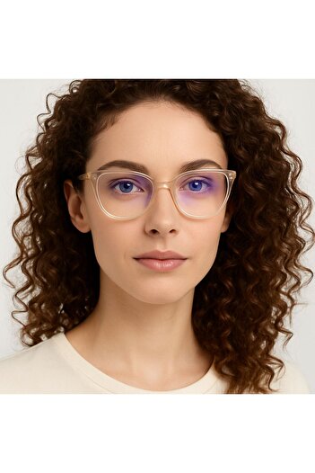 ESRADA Darell Beige Blue Light Protection Glasses 8401 52-16-135