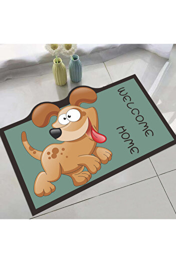 OEM Decorative entrance mat, with increased grip, polyester material, 40 x 60 cm, CV-0625