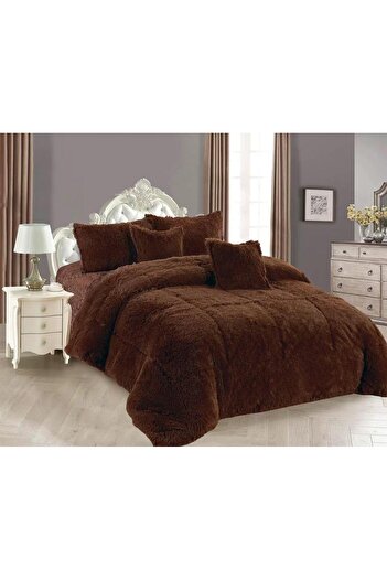 SNOOZYL Royal faux fur double bedspread to give you warmth and elegance