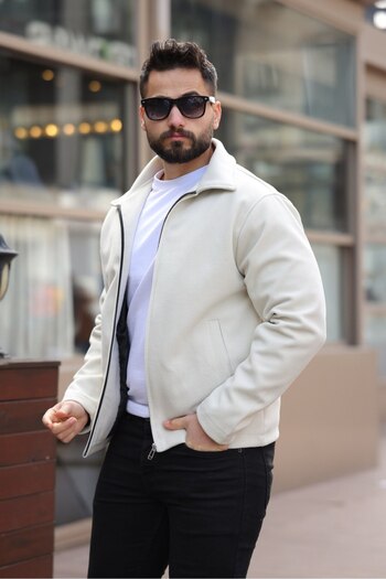 BASEL.CO Basic Old Money Culture Polo Collar Cashmere Jacket