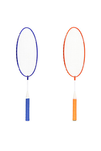 Other NRZ052 STEEL / BADMINTON SET 2 ROCKETS + JUNIOR SHUTTLECOCKS NILS