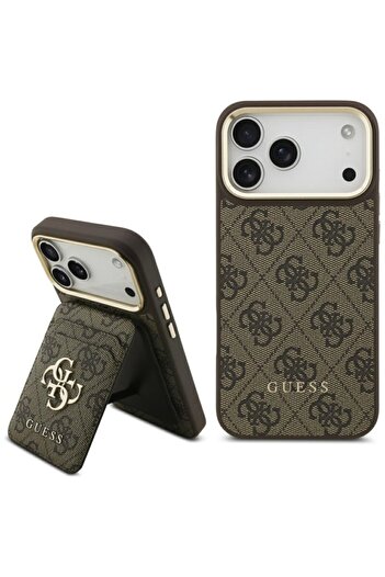Guess Cardslot 4G MagSafe iPhone 17 Pro Case, Brown