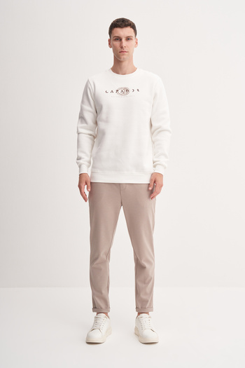 Cazador Regular Fit Vintage Soft Inside Ribbed Cotton Sweatshirt-53625
