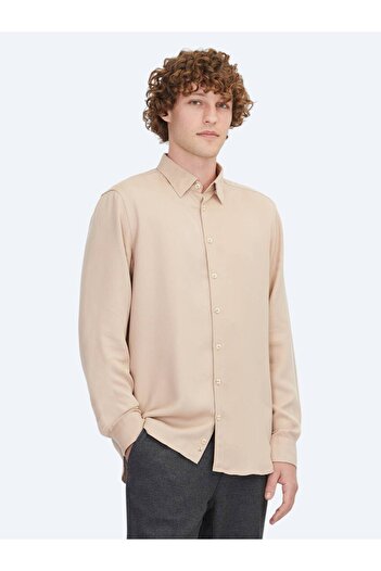 Kip Salmon Regular Fit Woven Casual Shirt