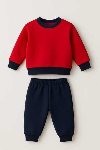 gigigiyim Solid Color Three Thread Boys' Suit