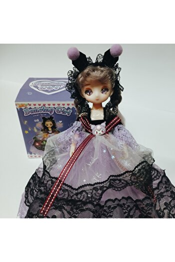 GLAMSI Hello Kitty Kuromi, plush toy 22 cm – the ideal gift for girls and collectors