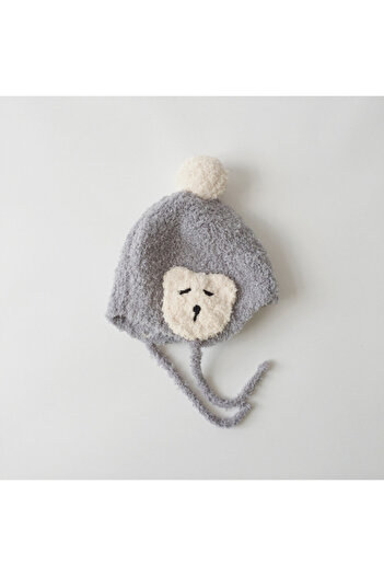 Superbaby Gray baby hat - Bears