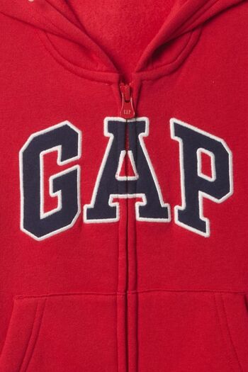 GAP Baby Boy Relaxed Zippered Hooded Sweatshirt