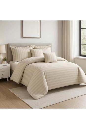 MİNG Lİ Luxury 7-Piece Hotel Style Bedding Set with Detachable Filling