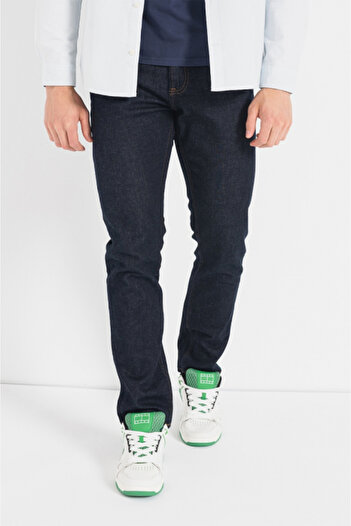 Tommy Jeans Men's Jeans, Tommy Jeans, Slim Fit, Dark Blue, Cotton
