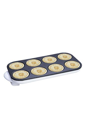 GVC PRO Crepe Maker - 8 slots - 1450W - Black - GVCBN-508