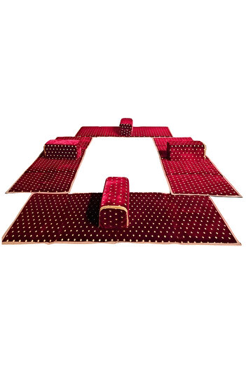 Cady One 8-piece foldable ground mat, 200*90 cm, for 8 people, with 4 mattresses and 4 mattresses