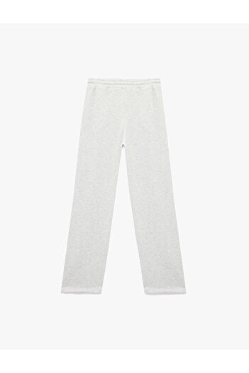 Koton Comfortable Fit Waist Tie Wide Leg Sweatpants with Pockets