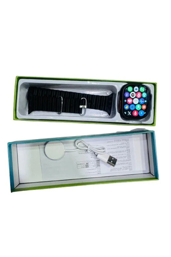 LOCK Smart Watch with [Add Key Features], Extra Band & Wireless Charger Included