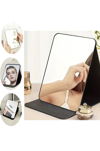 Fstyle Foldable makeup mirror, lightweight and easy to store, multiple angles, perfect for vanity, bathroom, travel and rooms