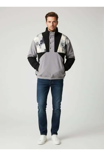 CANMODA Unisex Japanese Cat Patterned Fleece