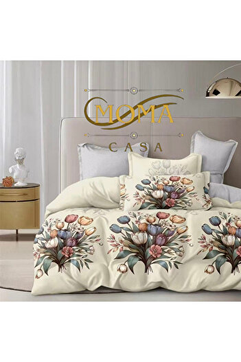 moma casa Bed linen, 6 pieces, 2 persons, 230x250cm, thick fineness