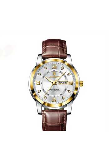 ORVIO Group Waterproof Crystal Glass Wristwatch