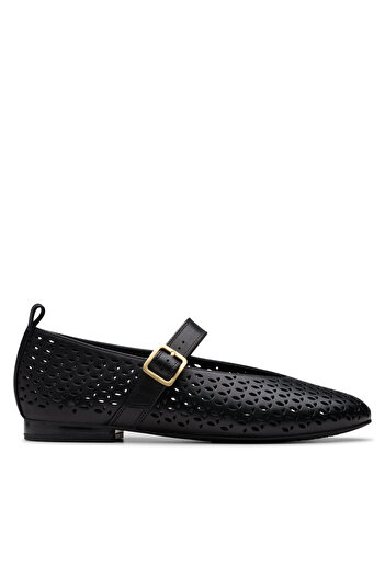 CLARKS Γυναικεία μισά μποτάκια μαύρα CLARKS-26181229 318 ΜΑΥΡΟ ΔΕΡΜΑ