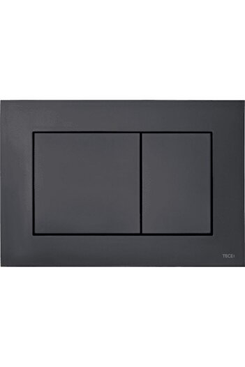TECE WC flush plate 9240407, Dual-Flush, matt black