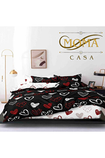 moma casa Bed linen, 6 pieces, 2 persons, 230x250cm, thick fineness