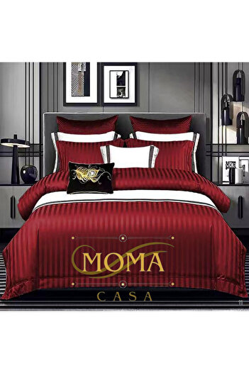 moma casa Bed linen, Damask, 6 pieces, 2 persons, 230x250cm