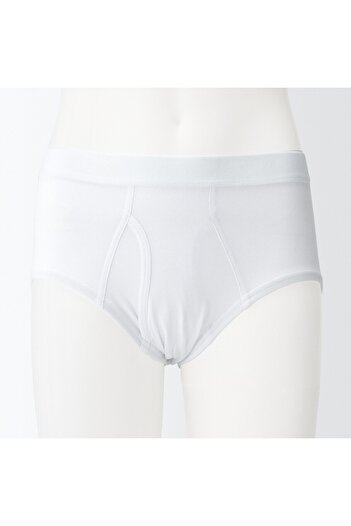 Muji Stretch Jersey Front Open Briefs