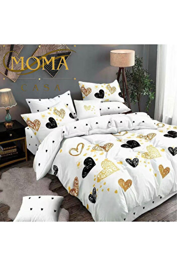 moma casa Bed linen, 6 pieces, 2 persons, 230x250cm, thick fineness