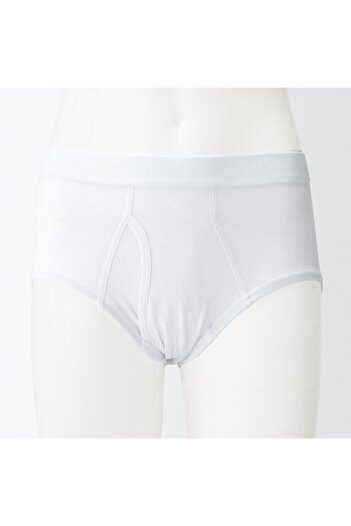 Muji Stretch Jersey Front Open Briefs