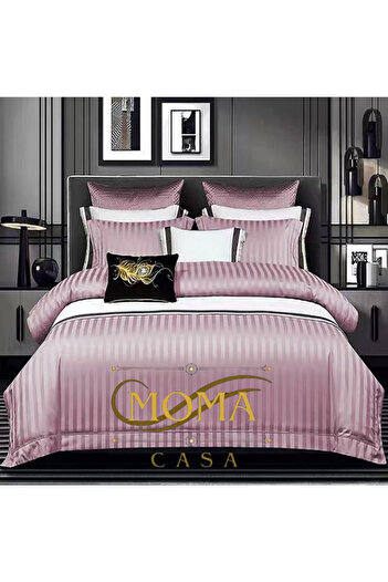 moma casa Bed linen, Damask, 6 pieces, 2 persons, 230x250cm