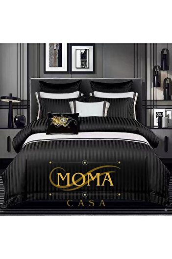 moma casa Bed linen, Damask, 6 pieces, 2 persons, 230x250cm