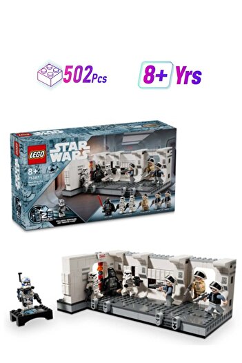 LEGO 75387 حرب النجوم: أمل جديد - مجموعة ألعاب فانتازيا قابلة للبناء على متن سفينة تانتيف 4