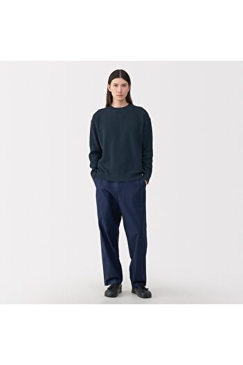 Muji Washi Blended Knit Long Sleeve Pull Over