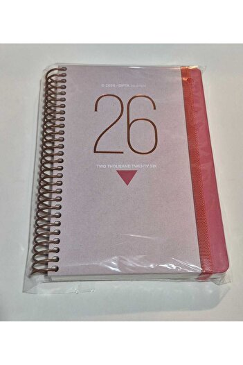 Gıpta 2026 Agenda Daily Spiral Bound Hard Cover 409-Fwk
