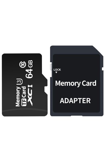 VALA Memory Card with Included Adapter, TF MicroSD VALA® Premium, 64 GB, Class 10 U3, for Car Camera, Ph
