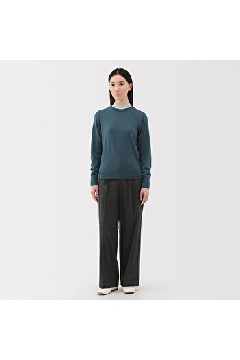 Muji Washable High-gauge Crew Neck Sweater