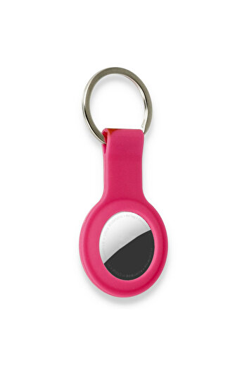 Buççin Airtag Compatible Protective Keychain Case Airtag Silicone Protective Case Silicone Multi-Color Apple Compatible