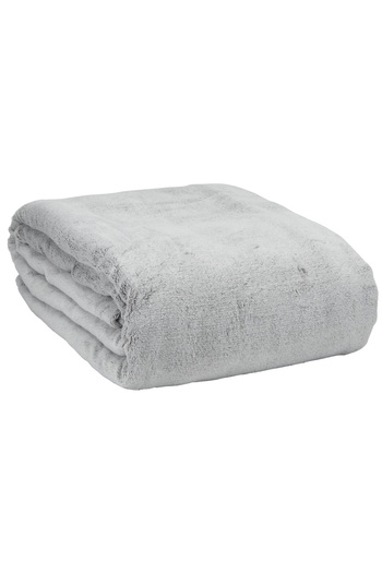 DavidaHome Flannel blanket, light, soft and warm, 200x220 cm, gray