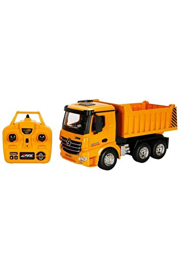 Sunman 5083 Sun-Rst-Rc Working Machine 1 18 Dump Truck Ff with Lights 9Ch 3 7V USB 2 4Ghz