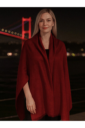 fiore fashion Wool Plain Shawl Thin