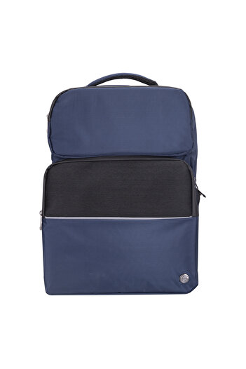 PLM Octagon Notebook Backpack Navy Blue 15.6”