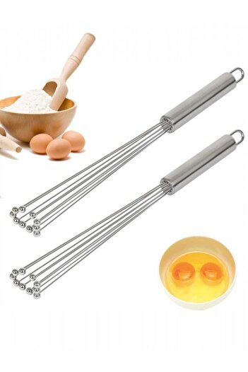 Buççin 1 Pc New Generation Adjustable Stainless Egg Cake Whisk Stainless Steel 1 Cn Yes