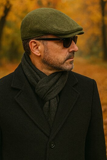 awix Italian Mold Men's Wool Cap with Elastic Back